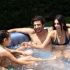 MSPA Comfort Series - BERGEN 2-6 Person Inflatable Hot Tub Spa w UVC Sanitizer & Anti-Icing