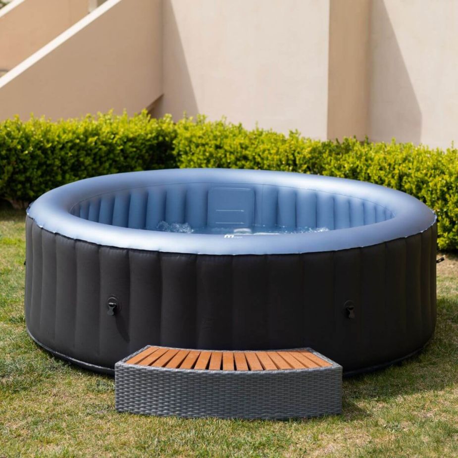 MSPA Comfort Series - BERGEN 2-6 Person Inflatable Hot Tub Spa w UVC Sanitizer & Anti-Icing