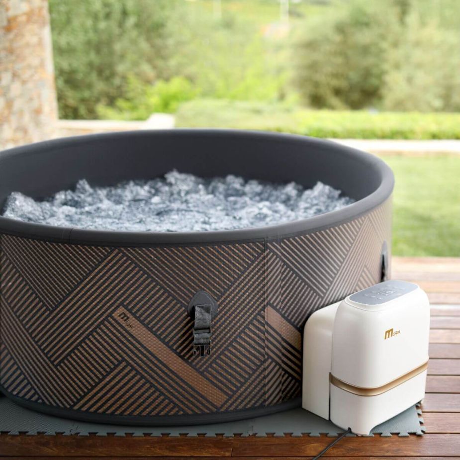 MSPA Frame Series – MONO 2-6 Person Inflatable Hot Tub Spa w/ UVC Sanitizer & Anti-Icing