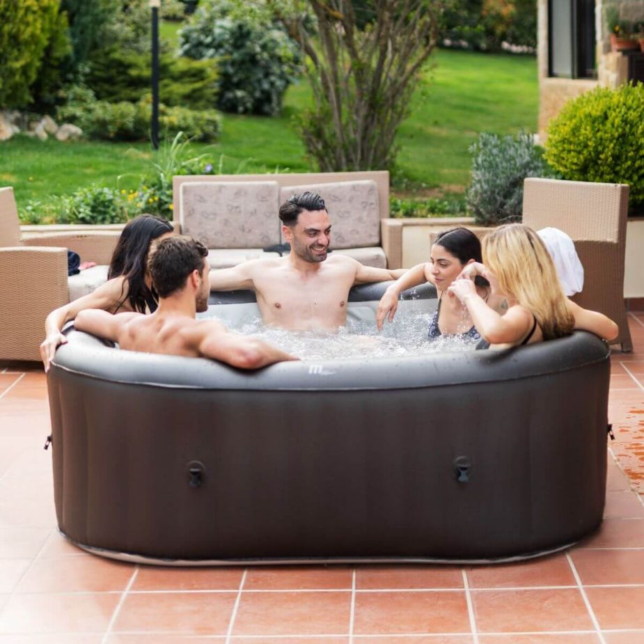 MSPA Urban Series - VITO 2-6 Person Inflatable Hot Tub Spa w UVC Sanitizer & M-One Auto Inflation