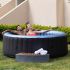 MSPA Comfort Series - BERGEN 2-6 Person Inflatable Hot Tub Spa w UVC Sanitizer & Anti-Icing