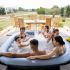 MSPA Comfort Series - TEKAPO 2-6 Person Inflatable Hot Tub Spa w UVC Sanitizer & Anti-Icing