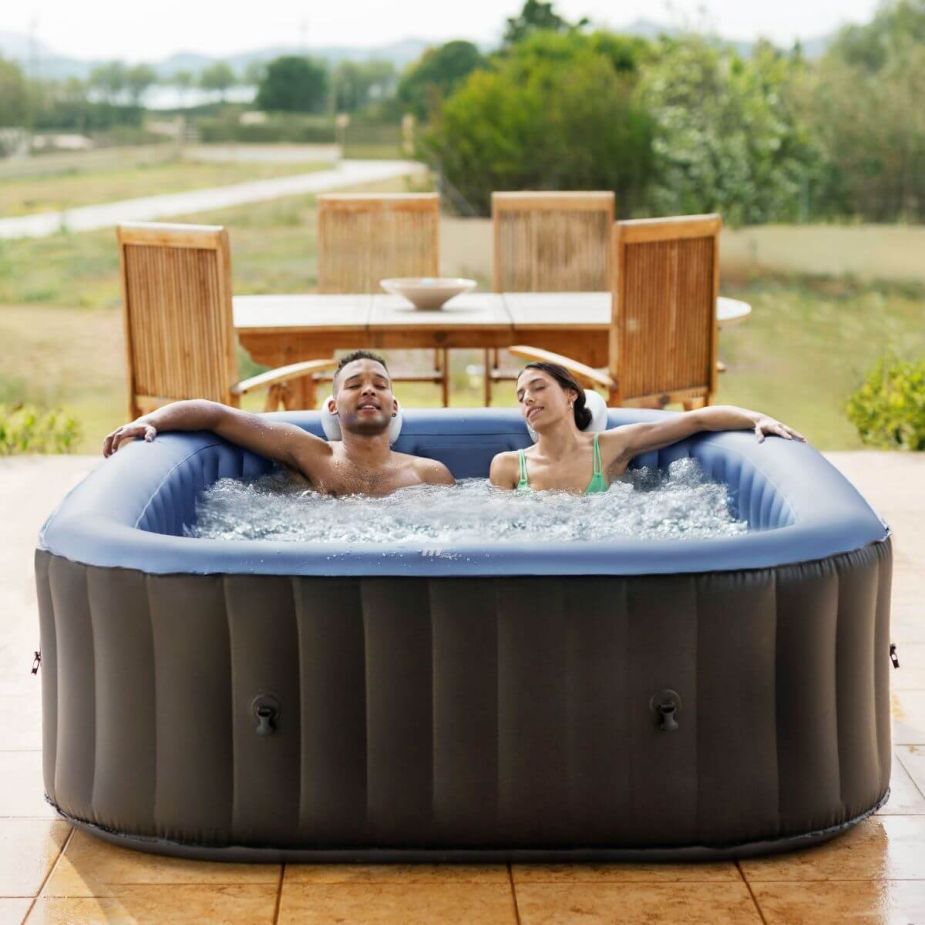 MSPA Comfort Series - TEKAPO 2-6 Person Inflatable Hot Tub Spa w UVC Sanitizer & Anti-Icing