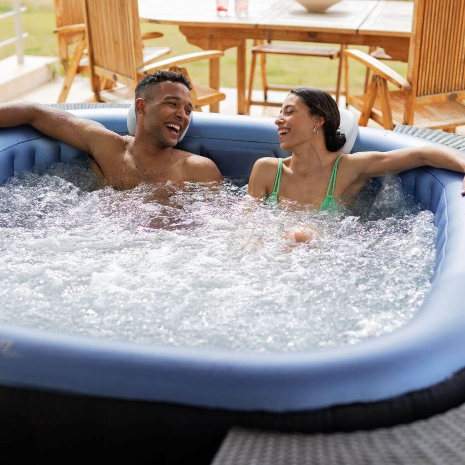 MSPA Comfort Series - TEKAPO 2-6 Person Inflatable Hot Tub Spa w UVC Sanitizer & Anti-Icing