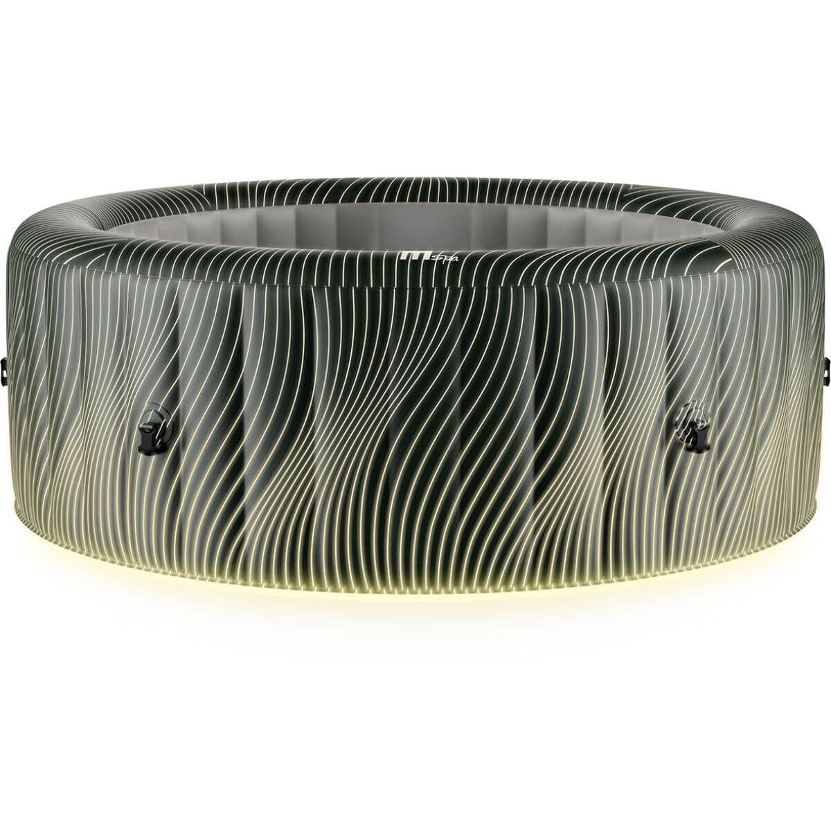 MSPA Comfort Series - METEOR 2-6 Person Inflatable Hot Tub Spa w LED light strip & UVC Sanitizer