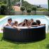 MSPA Comfort Series - BERGEN 2-6 Person Inflatable Hot Tub Spa w UVC Sanitizer & Anti-Icing