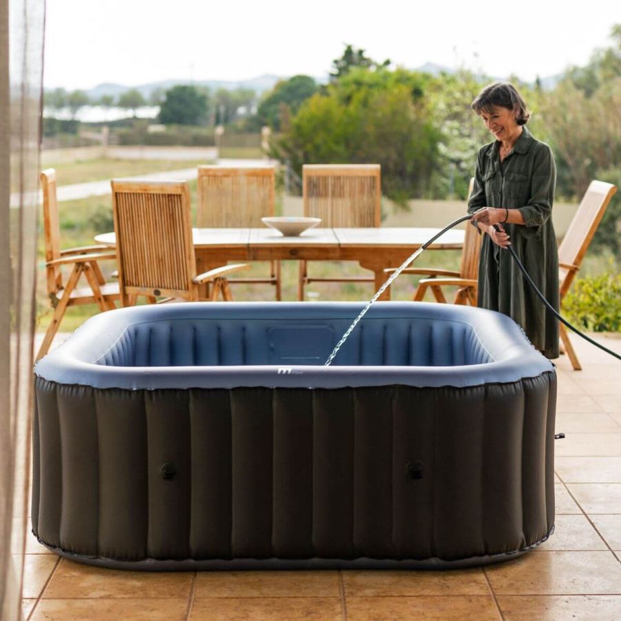 MSPA Comfort Series - TEKAPO 2-6 Person Inflatable Hot Tub Spa w UVC Sanitizer & Anti-Icing