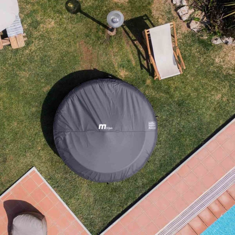 MSPA Comfort Series - BERGEN 2-6 Person Inflatable Hot Tub Spa w UVC Sanitizer & Anti-Icing