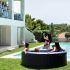 MSPA Comfort Series - BERGEN 2-6 Person Inflatable Hot Tub Spa w UVC Sanitizer & Anti-Icing