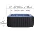 MSPA Comfort Series - TEKAPO 2-6 Person Inflatable Hot Tub Spa w UVC Sanitizer & Anti-Icing
