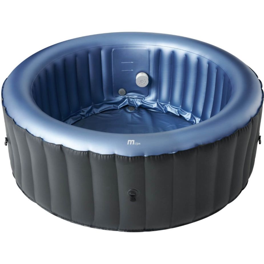 MSPA Comfort Series - BERGEN 2-6 Person Inflatable Hot Tub Spa w UVC Sanitizer & Anti-Icing