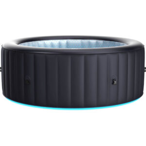 MSPA Urban Series - AURORA 2-6 Person Inflatable Hot Tub Spa w/ LED Light Strip & UVC Sanitizer